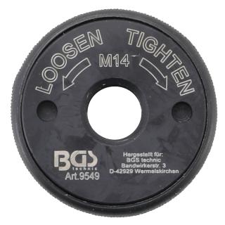 Matica rýchloupínacia, pre uhlovú brúsku, M14, BGS 9549 (Quick Release Nut | for Angle Grinder | M14 (BGS 9549))