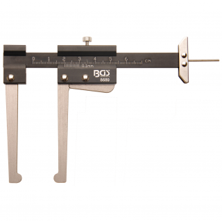 Merítko posuvné na meranie brzdového kotúča, 60 mm, hliníkové, BGS 8689 (Brake Disc Calliper | 60 mm (BGS 8689))