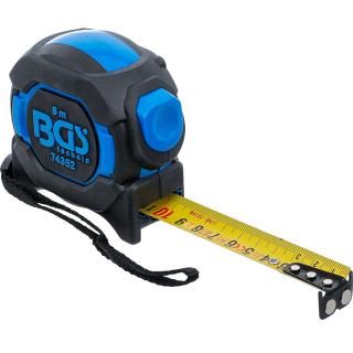 Meter zvinovací, 8 m x 25 mm, ABS kryt, BGS 74352 (Measuring Tape | 25 mm x 8 m (BGS 74352))