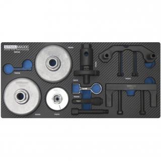 Modul 1/3 - Aretačná sada pre Audi 2.5 l, 4.0 l TFSI, STAHLMAXX 999126A (Tool Tray 1/3: Engine Timing Tool Set for 2.5 l, 4.0 l petrol TFSI (STAHLMAXX 999126A))