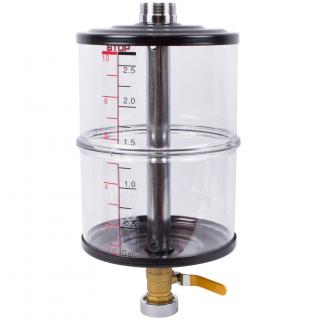Nádoba kontrolná so stupnicou 10 l, transparentná, pre nádrž na zber oleja, STAHLMAXX 118761 (Control Container with Content Scale 10 L, Transparent, for Waste Oil Collection Device STAHLMAXX 118757 (STAHLMAXX 118761))