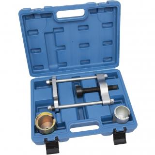 Náradie demontáž a montáž vlečného ramena a puzdra zadného priečneho trojuholníkového ramena, zadná náprava, pre Ford / Volvo, REPTOOLS 120450 (Trailing Arm and Wishbone Bush Removal and Installation Tool, Rear Axle, for Ford / Volvo (REPTOOLS 120450))