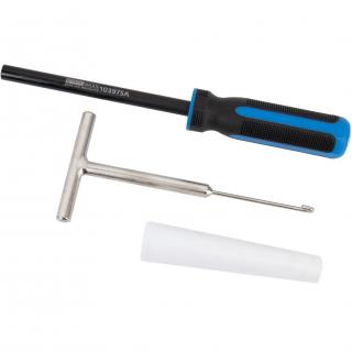 Náradie na demontáž / montáž ventilu pneumatiky, bez demontáže pneumatiky, 3 diely, STAHLMAXX 103975A (Tire Valve Disassembly / Assembly Tool, No Tire Disassembly, 3 pcs. (STAHLMAXX 103975A))