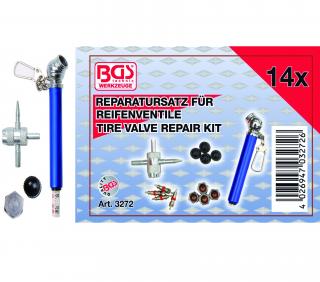 Náradie na opravu ventilu pneumatiky, 14 dielov (Tyre Valve Repair Kit | 14 pcs.)