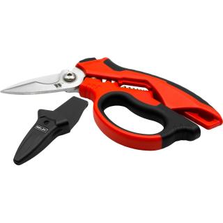Nožnice pre autoservis multifunkčné, uhlové, ťažké prevedenie, Welzh 5650-WW (Heavy Duty Angled Multi-Function Automotive Scissors (Welzh 5650-WW))