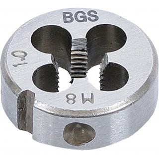 Očko závitové M8 x 1,0 x 25 mm zo sady BGS kat. č. 101900, BGS 1900-M8X1.0-S (Threading Die | M8 x 1.0 x 25 mm (BGS 1900-M8X1.0-S))