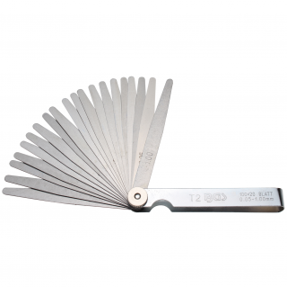 Odmerky špárové, 0,05 - 1,0 mm, 20 plátkov, BGS 3083 (Precision Feeler Gauges | 20 Blades (BGS 3083))