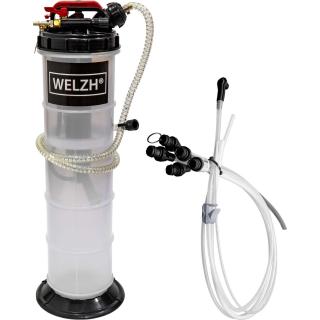 Odsávačka kvapalín, manuálna / pneumatická, 9,5 l, Welzh 5770-WW (Fluid Extractor Manual &amp; Air Operational 9-1/2-Litres (Welzh 5770-WW))