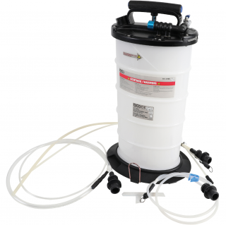 Odvzdušňovač bŕzd pneumatický a extraktor oleja - pneumatický a manuálny, BGS 3155 (Air Brake Bleeding and Oil Extraction Unit - pneumatic and manual (BGS 3155))