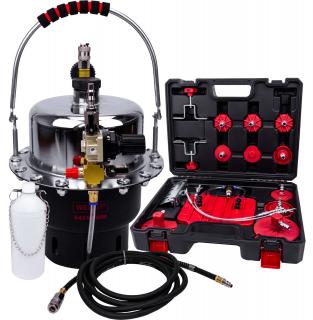Odvzdušňovač bŕzd pneumatický, profesionálny, s adaptérmi, Welzh 44316-WW (Professional Air Brake Bleeder &amp; Adaptor Set (Welzh 44316-WW))