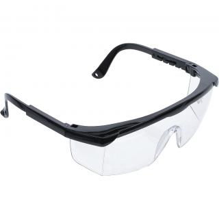 Okuliare ochranné s nastaviteľnými ramienkami, transparentné, BGS 80887 (Safety Glasses with Adjustable Temples | transparent (BGS 80887))