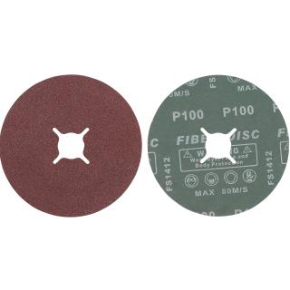 Papiere brúsne, oxid hlinitý, zrnitosť 100, 10 dielov (BGS 42028)