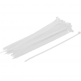 Pásky sťahovacie, biele, 4,8 x 250 mm, 50 dielov, BGS 80770 (Cable Tie Assortment | white | 4.8 x 250 mm | 50 pcs. (BGS 80770))