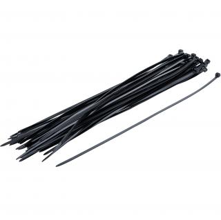 Pásky sťahovacie, čierne, 4,5 x 350 mm, 50 dielov, BGS 80877 (Cable Tie Assortment | black | 4.5 x 350 mm | 50 pcs. (BGS 80877))