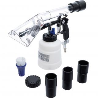 Pištoľ čistiaca, s kefovým a odsávacím nadstavcom, 7 dielov, BGS 70150 (Twister Cleaning Gun with Brush and Extractor Attachment | 7 pcs. (BGS 70150))