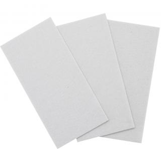 Podložky filcové pod nábytok, obdĺžnikové, biele, 100 x 200 mm, 3 diely (Felt Pad | Mats | white | 100 x 200 mm | 3 pcs. (BGS 80711))