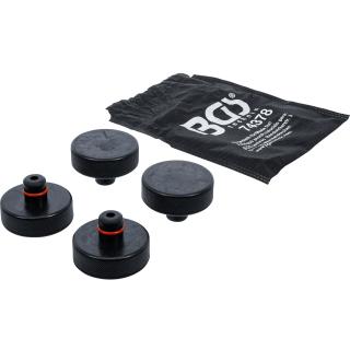 Podložky na zdvihák, pre Tesla Model 3, S, X, Y, 4 diely, BGS 74378 (Jack Pad Blocks | for Tesla Model 3, S, X, Y | 4 pcs. (BGS 74378))