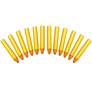 Popisovače vodeodolné, žlté, 12 dielov BGS 8823 (Markers | yellow | 12 pcs. (BGS 8823))