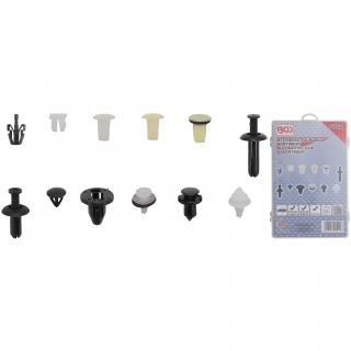 Príchytky čalúnenia pre Mitsubishi, 370 dielov, BGS 9142 (Automotive Clip Assortment for Mitsubishi | 370 pcs.)