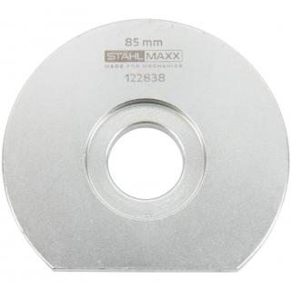 Prítlačný diel, okrúhly, plochý, vonkajší Ø 85 mm, sploštený, zo sady prítlačných dielov STAHLMAXX 123213, STAHLMAXX 122838 (Pressure Piece, Round, Flat, Outer Ø 85 mm, Flattened, from Pressure Piece Set STAHLMAXX 123213 (STAHLMAXX 122838))