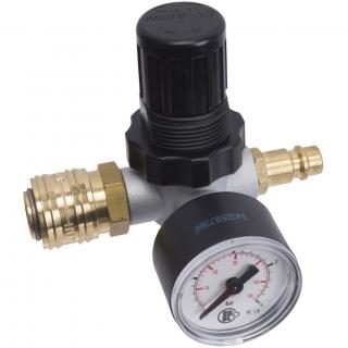 Regulátor tlaku s rýchlospojkou, jemne nastaviteľný 0,1 - 3,5 bar, STAHLMAXX 103875 (Pressure Regulator with Quick Coupling, Finely Adjustable 0.1 - 3.5 bar (STAHLMAXX 103875))