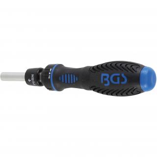 Rukoväť skrutkovacia račňová pre bity, prepínacia, 1/4  pohon, BGS 9150 (Ratchet Spinner Handle for bits, reversible | 6.3 mm (1/4 ) Drive (BGS 9150))