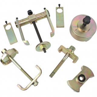 Sada na demontáž a montáž puzdier, pre Mercedes W140, W220, C215, STAHLMAXX 117470 (Bushing Removal and Assembly Tool Set, for Mercedes W140, W220, C215 (STAHLMAXX 117470))