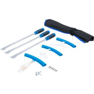 Sada na ochranu okrajov ráfikov s montážnou pákou, pre motocykle, 13 dielov, BGS 74447 (Tyre Lever and Edge Protection Set | for Motorcycles | 13 pcs. (BGS 74447))