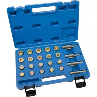 Sada na opravu závitov olejových vaní / výpustí, univerzálna, REPTOOLS 117906 (Oil Drain Plug / Oil Pan Thread Repair kit, Universal (REPTOOLS 117906))