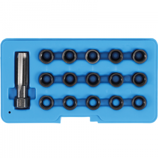 Sada na opravu závitov zapaľovacej sviečky, M14 x 1,25 mm, 16 dielov, BGS 149 (Repair Kit for Spark Plug Threads | M14 x 1.25 mm | 16 pcs. (BGS 149))