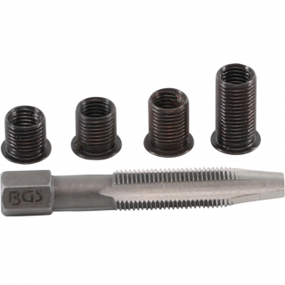 Sada na opravu závitov zapaľovacej sviečky, M8 x 1,0 mm, 5 dielov, BGS 167 (Repair Kit for Spark Plug Threads | M8 x 1.0 | 5 pcs. (BGS 167))