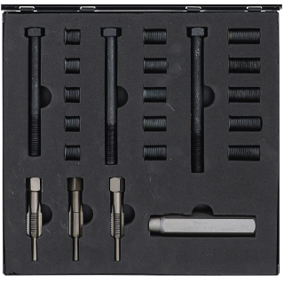 Sada na opravu závitov žeraviacich sviečok, M12 x 1,25, BGS 8651 (Repair Kit for Glow Plug Threads | M12 x 1.25 (BGS 8651))