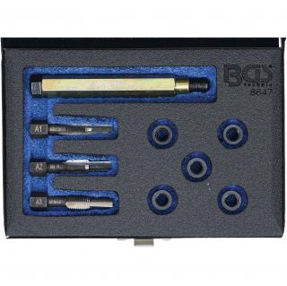Sada na opravu závitov žeraviacich sviečok, M8 x 1,0, BGS 8647 (Repair Kit for Glow Plug Threads | M8 x 1.0 (BGS 8647))