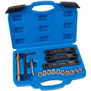 Sada na opravu závitu vodiacej skrutky brzdového strmeňa, M9 x 1,25, REPTOOLS 117921 (Brake Caliper Guide Bolt Thread Repair Kit, M9 x 1.25 (REPTOOLS 117921))