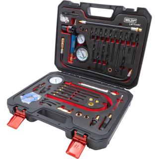 Sada na testovanie kompresie - úniku, pre benzín a naftu, Master verzia, Welzh 7017-WW (Master Diesel &amp; Petrol Compression - Leakage Test Kit (Welzh 7017-WW))