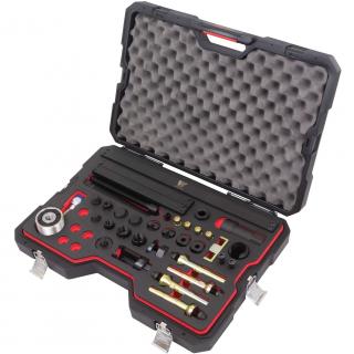 Sada na vytiahnutie vstrekovačov, hydraulická, univerzálna, Welzh 43467-WW (Universal Hydraulic Injector Removal Tool Kit; (Welzh 43467-WW))