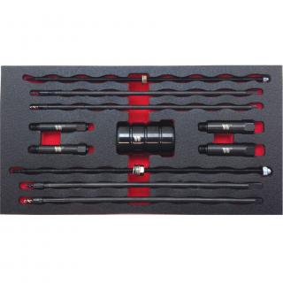 Sada na vytiahnutie žeraviacich sviečok, Master verzia, univerzálna, Welzh 4069-WW (Universal Glow Plug Extraction Master Kit (Welzh 4069-WW))
