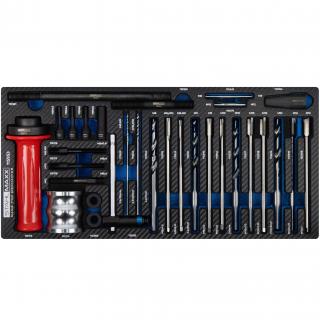 Sada na vyvŕtanie ulomených žeraviacich sviečok, M8 - M12, STAHLMAXX 115953A (Broken Glow Plug Drilling Tool Set, M8 - M12 (STAHLMAXX 115953A))