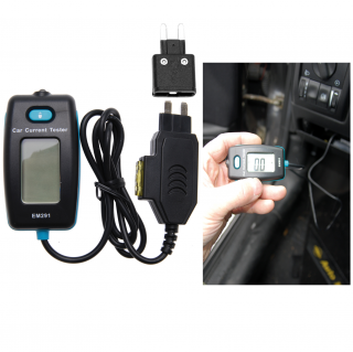 Skúšačka prúdu na meranie kontaktu poistiek, digitálna (Digital Current Tester for Fuse Contact (BGS 63520))