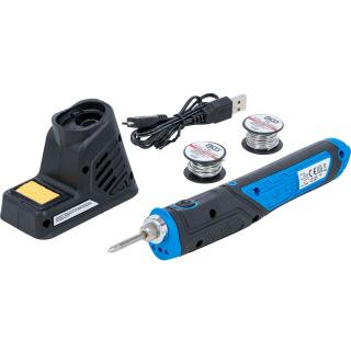Spájkovačka akumulátorová, 8 W, s nabíjacou stanicou, BGS 74485 (Cordless Soldering Iron | 8 W | with Charging Station (BGS 74485))