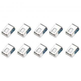 Spony upevňovacie, pre kliešte BGS 108774, 10 dielov, BGS 8774-1 (Fixing Clamps | for BGS 8774 | 10 pcs. (BGS 8774-1))