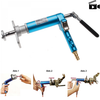 Stlačovák brzdových piestov, pretočný, pneumatický, BGS 1114-1 (Air Brake Piston Wind back Tool (BGS 1114-1))