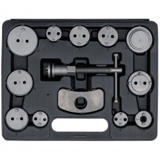 Stlačovák brzdových piestov s adaptérmi, 13 dielov, BGS 1109 (Brake Piston Reset Tool Set | 13 pcs. (BGS 1109))
