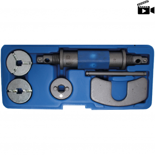 Stlačovák brzdových piestov, univerzálny, ľavý a pravý závit, 6 dielov, BGS 9159 (Brake Piston Reset Tool | universal | left + right Thread | 6 pcs. (BGS 9159))
