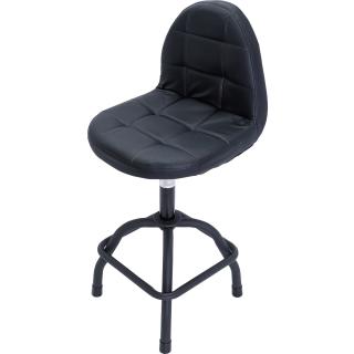 Stolička dielenská otočná s operadlom, výškovo nastaviteľná, 635 - 787 mm, BGS 70146 (Workshop Swivel Chair with Backrest | height adjustable (BGS 70146))