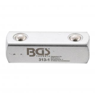 Štvorhran 1/2 , pre priechodziu račňu BGS 100312, 43 mm, BGS 313-1 (Square Part | external square 12.5 mm (1/2 ) | for BGS 312 (BGS 313-1))