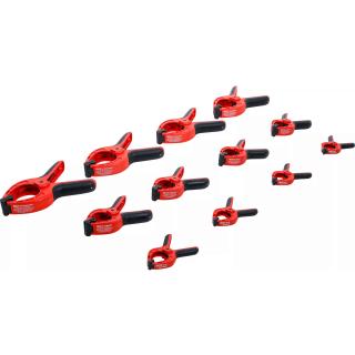 Svorky, nylonové, 85 - 160 mm, 12 dielov, BGS 59858 (Clamps Set | Nylon | 85 - 160 mm | 12 pcs. (BGS 59858))