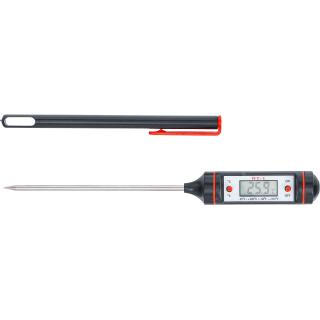 Teplomer digitálny s meracou sondou z nehrdzavejúcej ocele, BGS 8714 (Digital Thermometer with Stainless Steel Sensor Probe (BGS 8714))