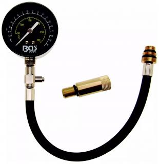Tester kompresie motora, M14 + M18, BGS 8005 (Compression Tester | M14 + M18 (BGS 8005))
