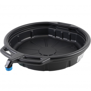 Vaňa na vypúšťanie a odkvapkávanie oleja s vylievacou hubicou, 15 l, Ø 570 mm (Oil Tub / Drip Pan with Nozzle | 15 l, Ø 570 mm (BGS 9980))